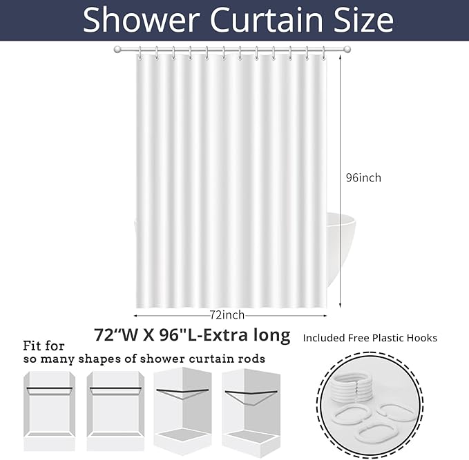 Purple Bow Shower Curtain - Image 7