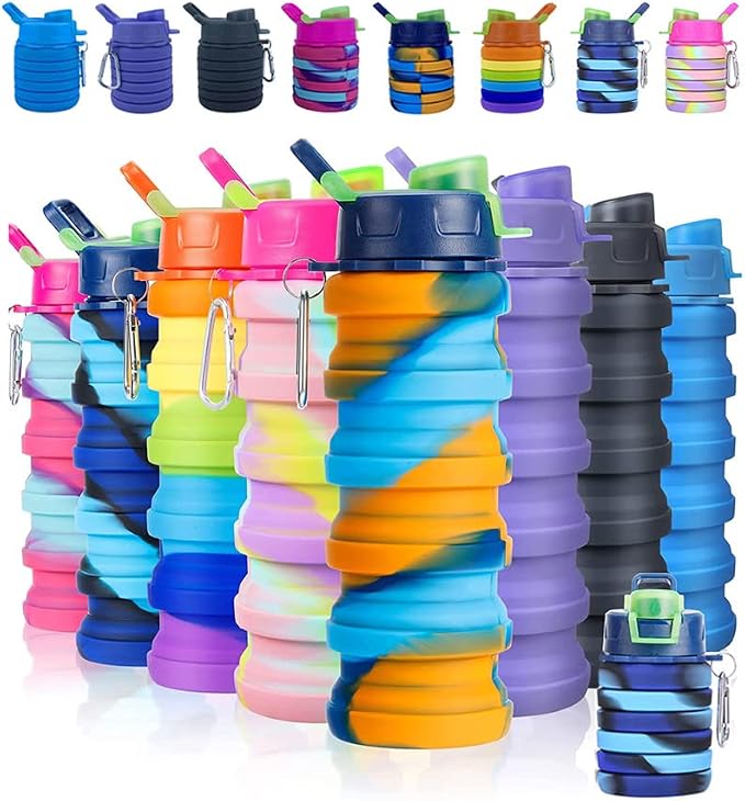 Collapsible Silicone Bottles 2 Pack - Image 3