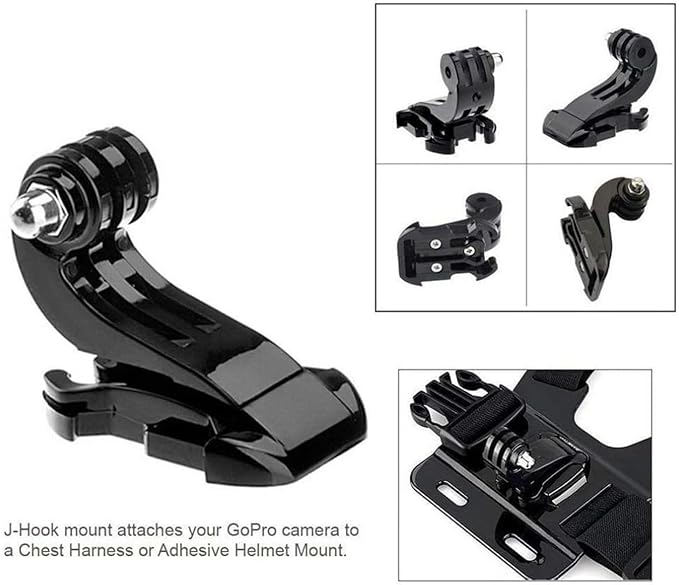 POV Action Camera Cellphone Selfie Reflective Vest Chest Strap Mount Harness - Image 5