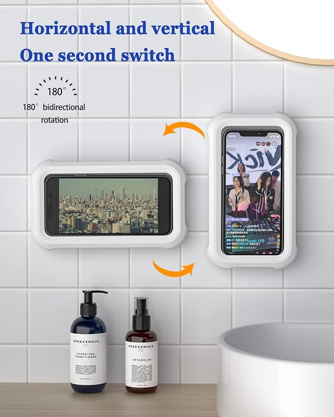 Mistriddle Waterproof Shower Phone Holder - Image 7