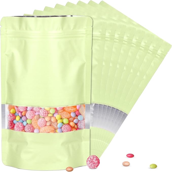 4"x6" 120pcs Mylar Bags for Food Storage, Smell Proof Bag by ODDIER