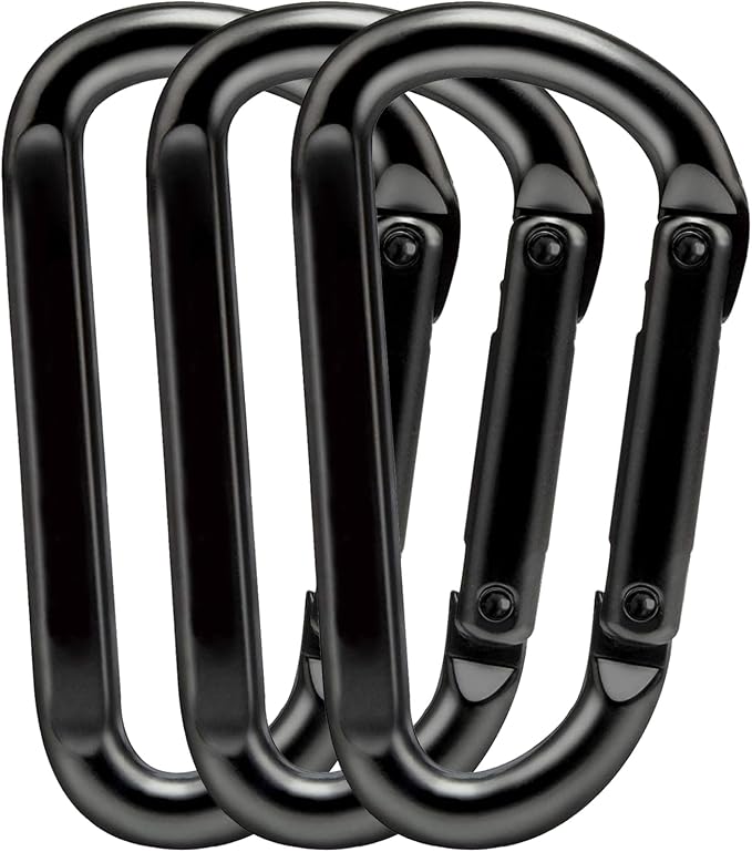 EZYA Heavy Duty Carabiner Clips, 860lbs by EZYA