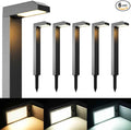 COXSENI Solar Pathway Lights Outdoor 6 Pack, 3 Color in 1 Bright Landscape by COXSENI