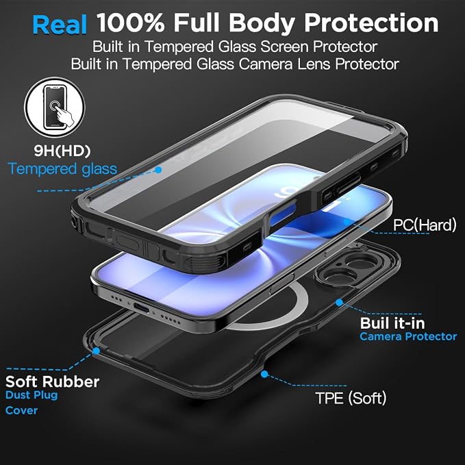 AICase Waterproof Case for iPhone 16 Plus - Image 6