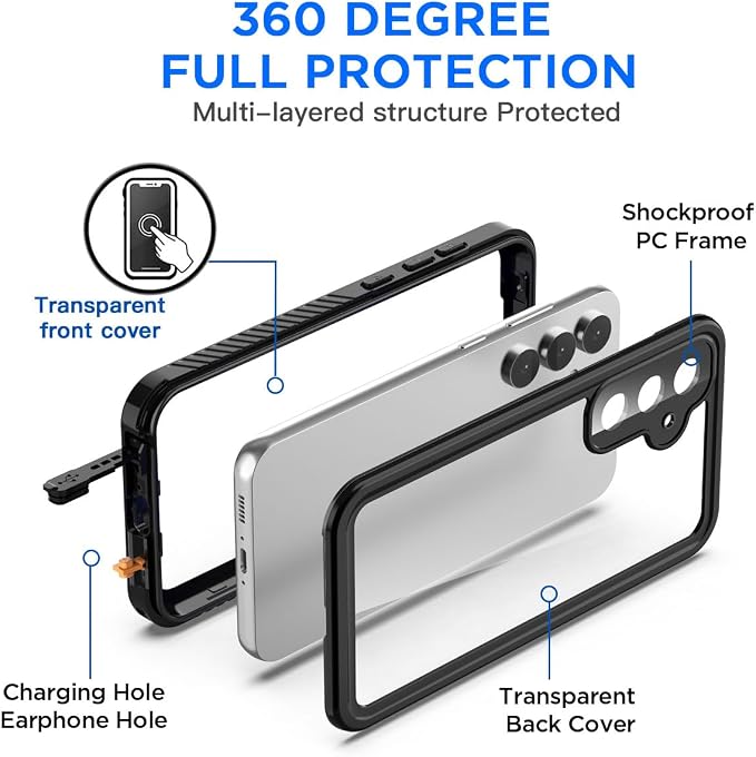 AICase for Samsung Galaxy S25 Plus Case Waterproof - Image 3