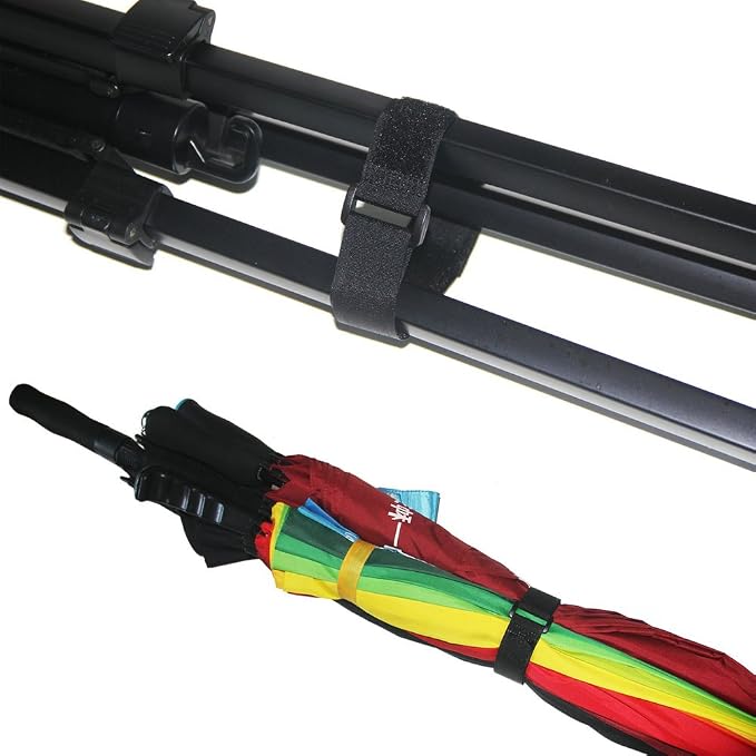 YiwerDer 1 x 18" Hook and Loop Reusable Fastening Nylon Cable Securing Straps - Image 5