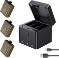 AKASO 3 x 1050mAh Rechargeable Action Camera Battery by AKASO