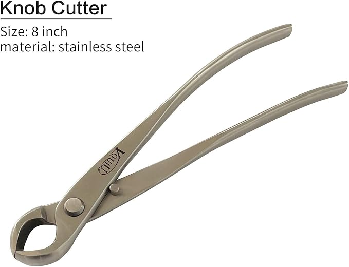 4-Piece Bonsai Tool Set,Concave Cutter,Knob Cutter,Trunk Splitter,Bonsai Scissors