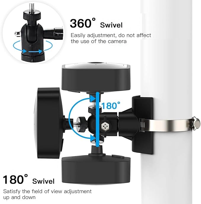 No-Drill Outdoor Pole Mount, Pole Mount Compatible - Image 3