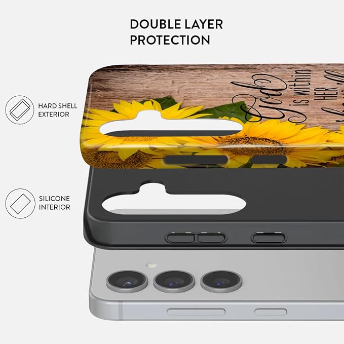 Compatible for Samsung Galaxy A27 5G Case, Dual Layer Heavy Duty 2 in 1 - Image 2