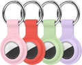 Compatible with AirTag Holder Case Keychain 4 Pack, by HATALKIN