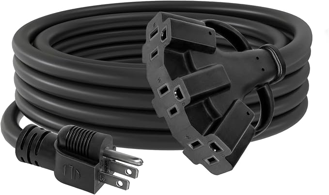 6FT 12/3 Outdoor Extension Cord by AHSGMK