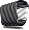 20 Pack 2.5" D Shape Aluminum Large Carabiner Clip Lock Hooks Spring Snap by SAMLOO