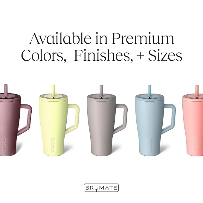 BrüMate Era 40 oz Tumbler with Handle & Straw | 100% Leakproof Insulated Water - Image 3