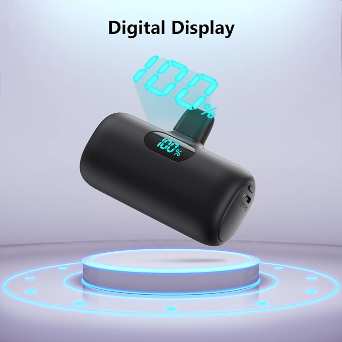 Mini Portable Charger for iPhone, Upgraded 5000mAh PD Fast Charging Battery Pack - Image 5