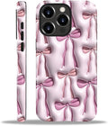 for iPhone 15 Pro Case, HL2 Abstract Ribbons Bows Hybrid 2 Layer Hard Shell by Unknown