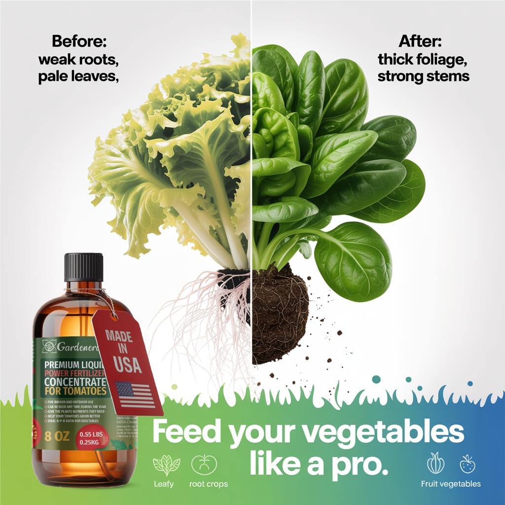 Liquid Power Broccoli Fertilizer Spray – Ready-to-Use Liquid Plant Food Mist for Broccoli – Premixed, Easy Application – Fast-Acting Formula for Growth, Roots & Yield – Indoor & Outdoor Use – 8 oz