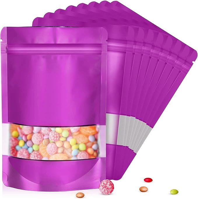 3.5"x5" 120pcs Mylar Bags for Food Storage, Smell Proof Bag by ODDIER