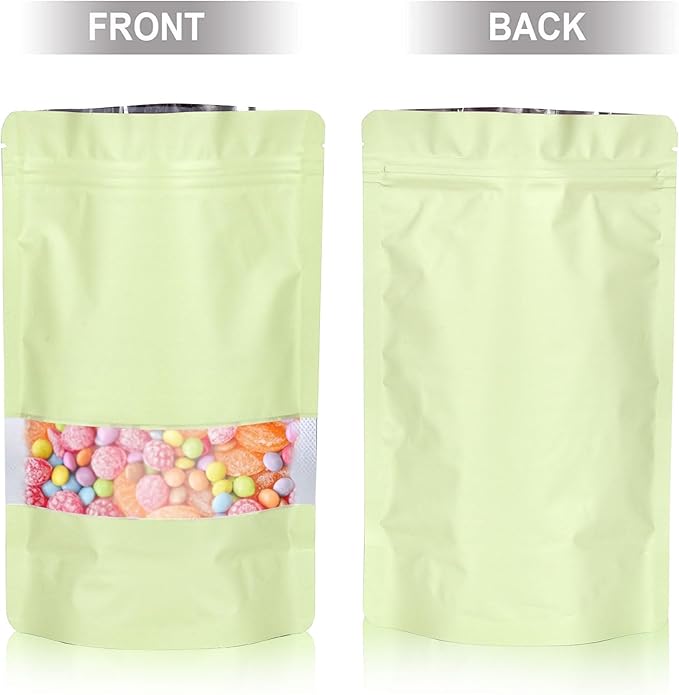 5.9"x8.6" 120pcs Mylar Bags for Food Storage, Smell Proof Bag - Image 4