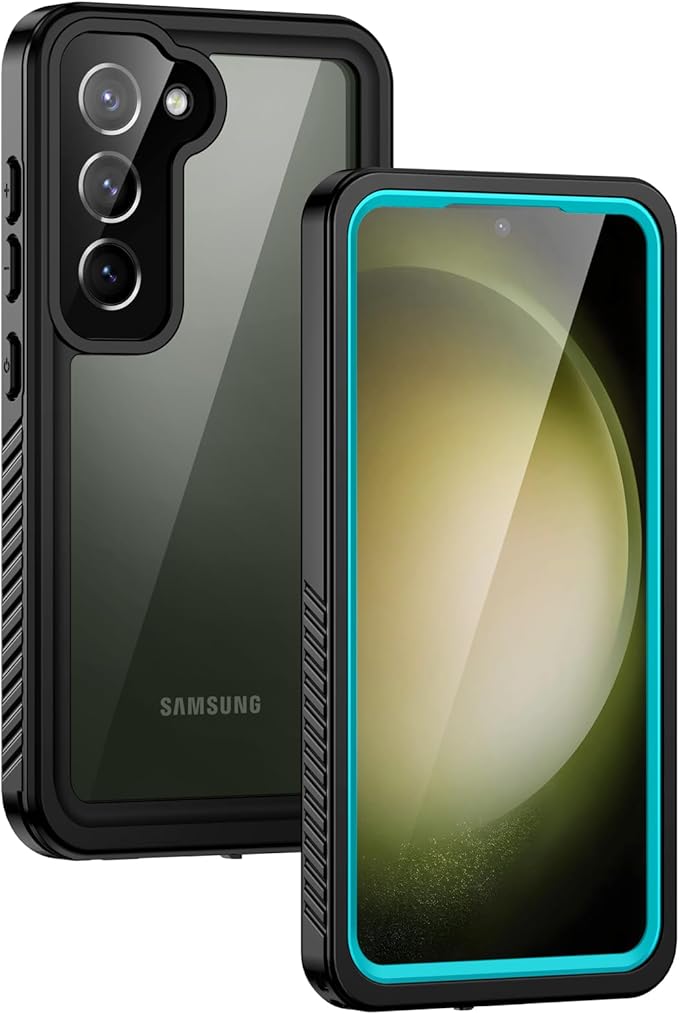 Lanhiem for Samsung Galaxy S23 Case, IP68 Waterproof Dustproof, Built-in Screen by LanhiemHome