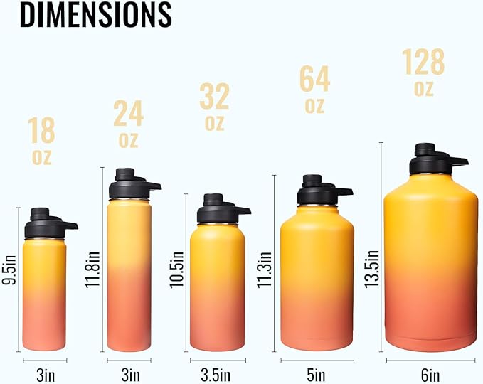 Fijinhom 18 oz Insulated Water Bottle - Image 5