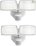 Onforu 32W 2 Head Motion Sensor Outdoor Lights, 3200LM 6500K LED Security Light by Onforu