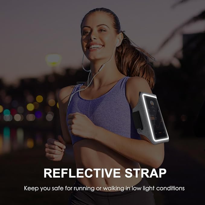 GUZACK Running Armband Case for iPhone 17/16/15/14/13 Pro Max, Galaxy - Image 7