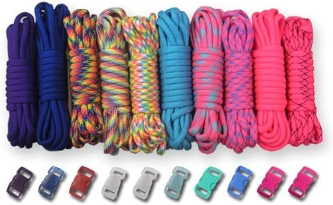 Paracord Planet 550lb Type III Paracord Combo Crafting Kits by ParacordPlanet