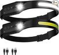 Headlamp Rechargeable, LED Head Lamp Flashlight, 230° Wide Beam Headband Light by Unknown