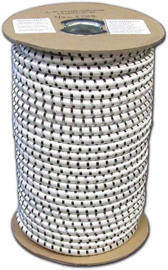 T.W Evans Cordage SC-308-050 3/8-Inch by 50-Feet Elastic Bungee Shock Cord by T.W+.+Evans+Cordage+Co.