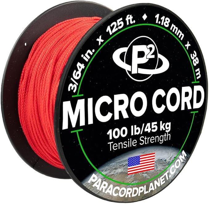 Paracord Planet Micro Paracord – Thin Braided Cord by ParacordPlanet