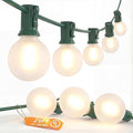 SUNSGNE 25Ft Globe Christmas Lights Outdoor, G40 LED Round Christmas Lights by SUNSGNE