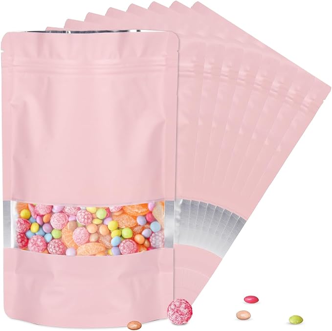 6.3"x9.5" 120pcs Mylar Bags for Food Storage, Smell Proof Bag by ODDIER