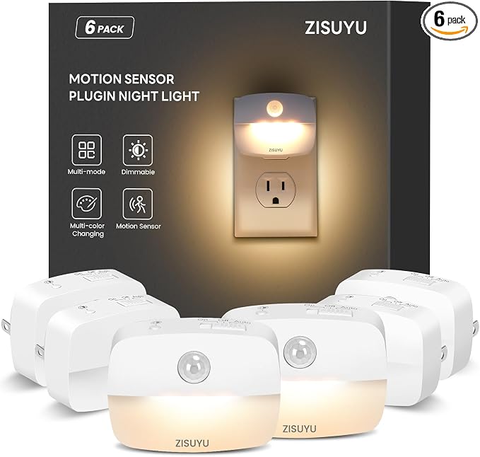 ZISUYU Plug-in LED Night Light by WelcometoZISUYUHome