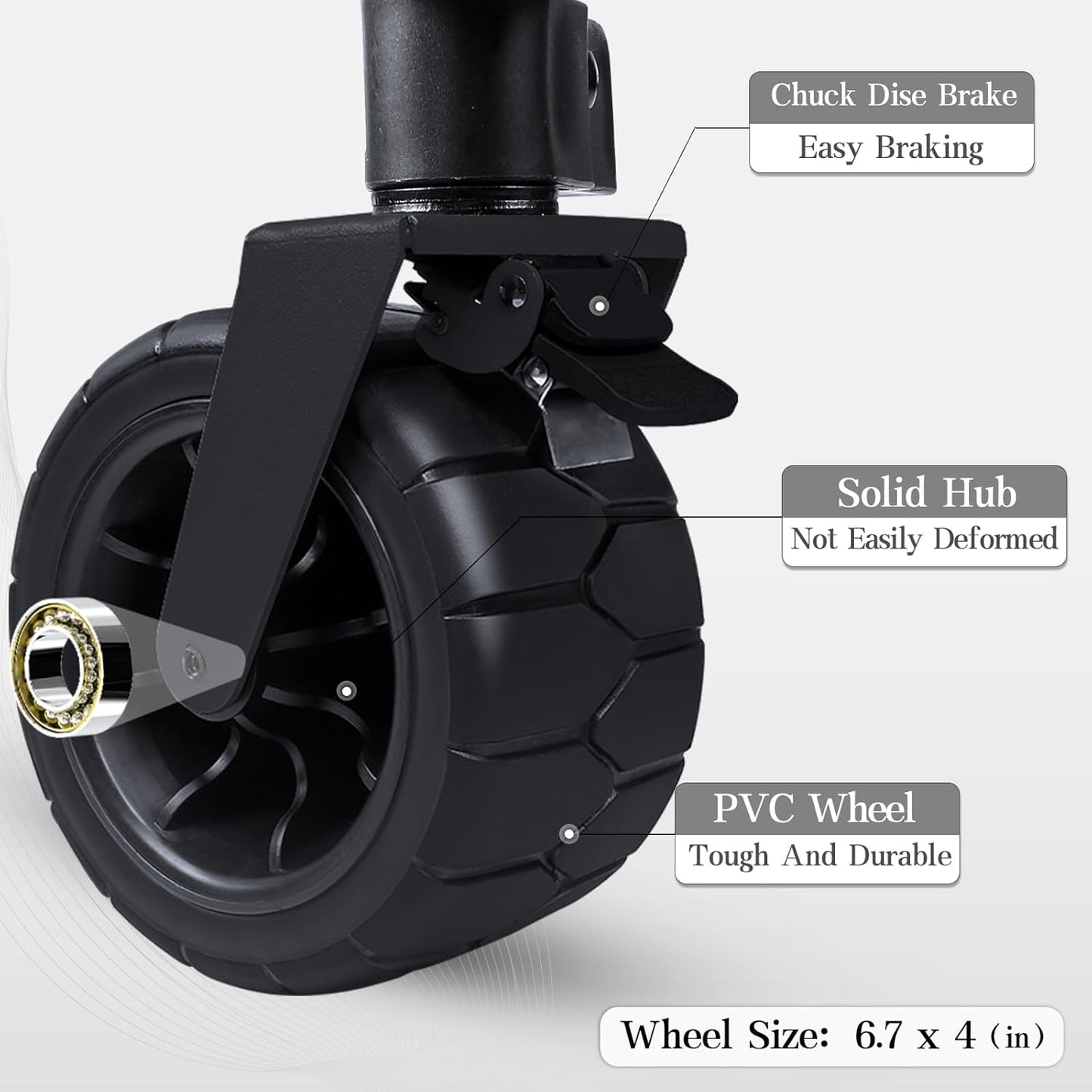 Whitsunday Collapsible Wagon with Tailgate and Big Wheel,Heavy Duty Utility Folding Wagons for Beach Camping Outdoor Purple