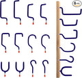 Garage Hooks Heavy Duty, Wall Mounted Steel Tool Hangers by LianRippleLian