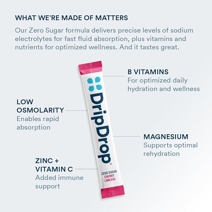 DripDrop Sugar Free Hydration Packets - Image 3