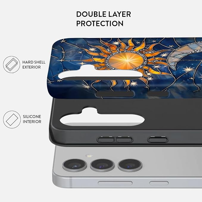 Compatible for Samsung Galaxy A17 5G Case, Dual Layer Heavy Duty 2 in 1 - Image 2