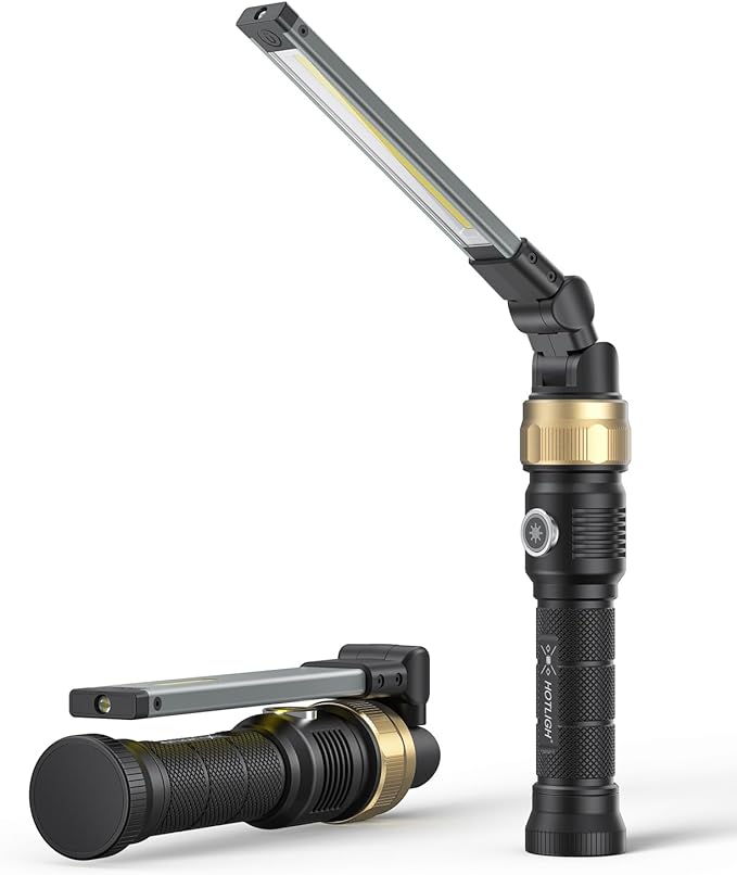 HOTLIGH Rechaegeable Work Light, 5000mAh Magnetic Flashlight by HOTILIGHLUX