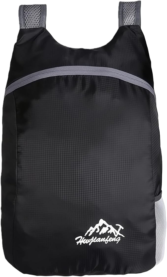 Ultra Lightweight Travel Foldable Backpack, Water Resistant Reusable Hiking by KZQUVM