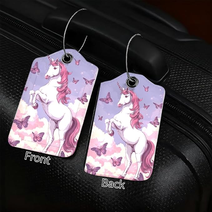 2Pcs Magical Unicorn Luggage Tags - Image 2