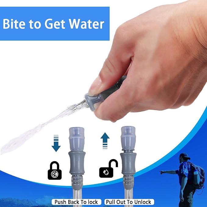 HEIKLN Hydration Bladder 1.5L-2L-2.5L-3L, Leak Proof Water Reservoir, BPA Free - Image 6