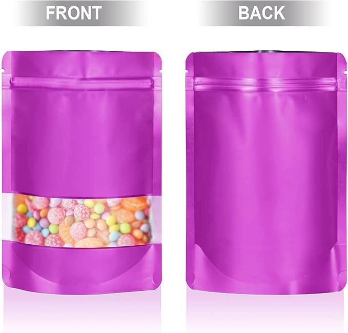 6.3"x9.5" 120pcs Mylar Bags for Food Storage, Smell Proof Bag - Image 4