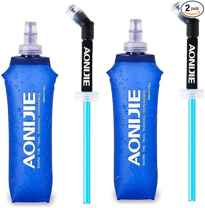 AONIJIE TPU Soft Flask Water Bottle Collapsible Running Flask by AONIJIE