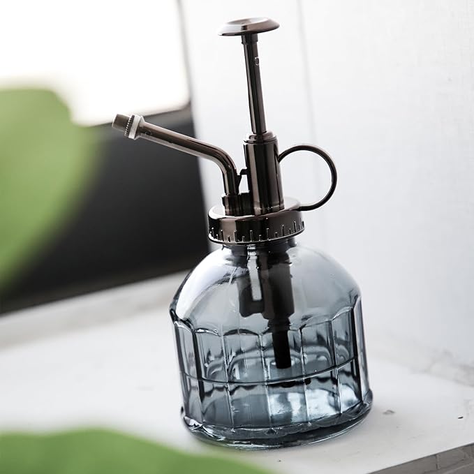 OFFIDIX Glass Plant Spray Bottle Plants Mister for Inside Small Watering Can for Indoor House Vintage Plant Spritzer Succulent Watering Sprayer Bottle