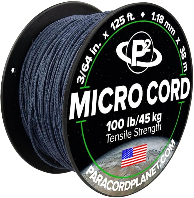 Paracord Planet Micro Paracord – Thin Braided Cord by ParacordPlanet