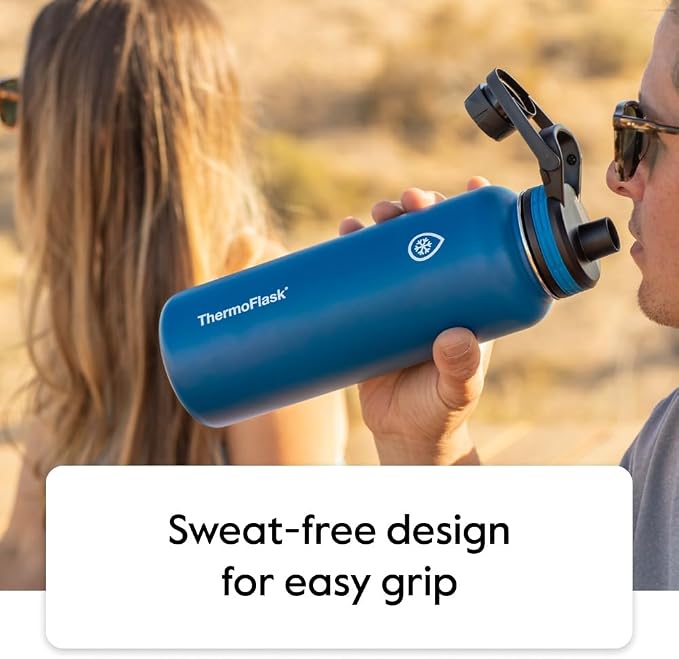 ThermoFlask 40 oz Double Wall Vacuum Insulated Stainless Steel Water Bottle - Image 7