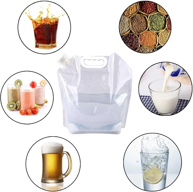 SUPANT Collapsible Emergency Water Jug Container Bag, BPA Free Plastic Water - Image 4