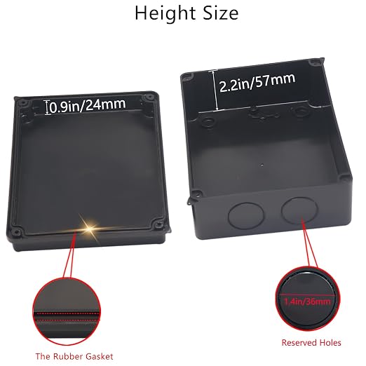 Project Box IP65 Waterproof Dustproof Junction Boxes ABS Plastic DIY Electronic - Image 4