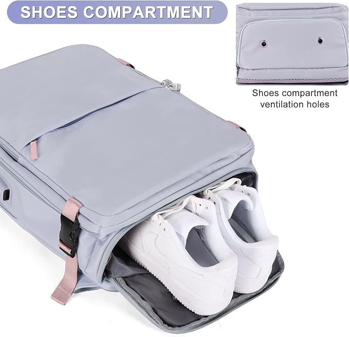 coofay Large Travel Backpack For Women Airline Approved Carry On Backpack - Image 5